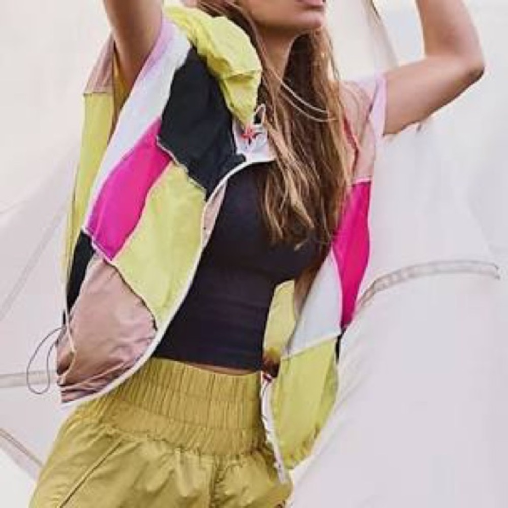 NWOT Free people movement windbreaker vest